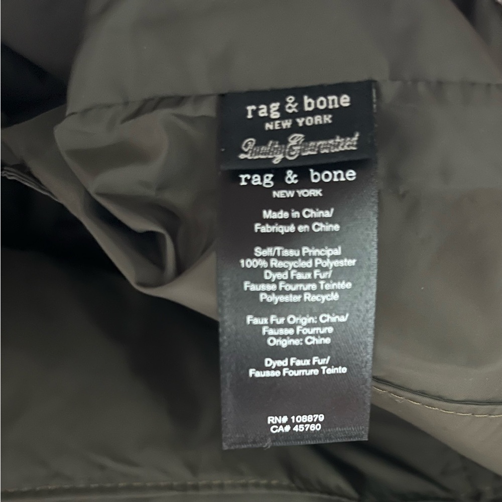 rag & bone Cream Sherpa Tote Faux Shearling Shopper Bag - Picture 7 of 11